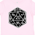 thumbnail image 4 of Inktastic 20 Sided Black Dice Boys or Girls Toddler T-Shirt, 4 of 5