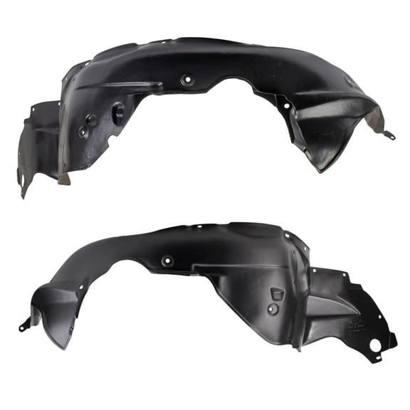 TRQ Inner Fender Liner Set Fits Select 2003-2004 Mazda 6 MA1248117 MA1249117