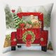 thumbnail image 4 of Funda de almohada con temática navideña, regalo de Año Nuevo, funda de almohada con diseño de árbol de Navidad y coche, decoración de la habitación del hogar, funda de cojín para sofá y sala de estar, 4 of 4