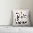 thumbnail image 3 of Creative Products Oh Night Divine 18x18 Spun Poly Pillow, 3 of 3