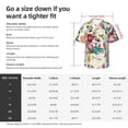 thumbnail image 4 of Picia Bird Butterfly Rose Gentle Cotton Regular Fit Short Sleeve Casual Hawaiian Shirt for Men-Large, 4 of 9