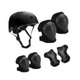 thumbnail image 5 of yotijay 7 Pieces Kids Helmet Protection Gear Set Hand Elbow Knee Pads Teens Children Skateboard Helmet for Bike Riding Sports Black, 5 of 8