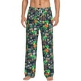 thumbnail image 1 of Gaeub Dinosaur Plays Soccer Print Mens Pajama Pants,Lounge Pants With Pockets And Drawstring-Medium, 1 of 6