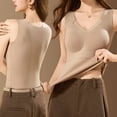 thumbnail image 4 of Fewfanhot Womens Cotton Thermal Fleece Lined Underwear Tops Cami Tank Top Warm Base Layer Vest for Winter & Spring, 4 of 4