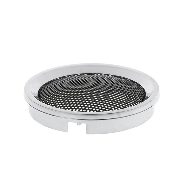 GENEMA 2PCS Speaker Cover 2inch Protective Grills Cover Audio Speakers Decorative Steel Round Mesh Case