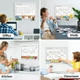 thumbnail image 3 of MaxGear Dry Erase Calendar Boards Monthly Whiteboard Calendar & Corkboard for Wall, Magnetic 17""x13"" Dry Erase Board with Gray Wood Framed, 3 of 7