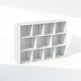 thumbnail image 7 of Furinno Reed 11-Cube Reversible Open Shelf Multipurpose Bookcase, Storage Organizer, White, 7 of 7