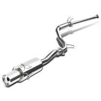 DNA Motoring For 2006-2011 Honda Civic DX LX EX Catback Exhaust System 4" Muffler Tip