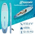 thumbnail image 3 of EGGORY 11ft Inflatable Paddle Board Ultra-Light Stand Up Paddle boards for all people with Premium SUP Accessories, 3 of 9
