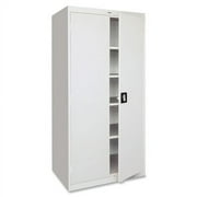 Lorell, LLR41306, Fortress Series Storage Cabinets, 1 Each, Light Gray