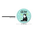 thumbnail image 3 of WIRESTER Waterproof Dishwasher Magnet Clean Dirty Sign Double Sided Magnet Refrigerator Magnet - Playful Postures Tuxedo Cat, 3 of 7