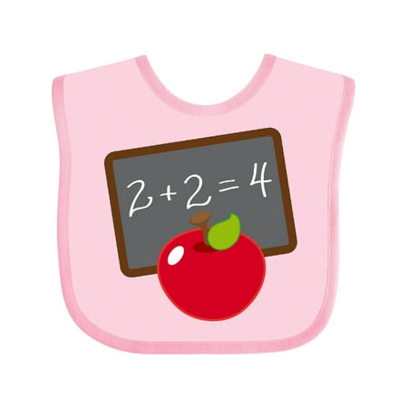 

Inktastic Chalkboard and Apple School Gift Baby Boy or Baby Girl Bib