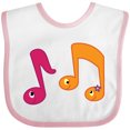 thumbnail image 3 of Inktastic Music Notes Band Choir Musician Gift Boys or Girls Baby Bib, 3 of 4