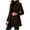 Coffee, variant on Edvintorg Womens Trench Coat Turndown Collar Loose Casual Long Jacket Solid Color Long Sleeve Outerwear with Pocket Womens Clothing Coffee S-2XL