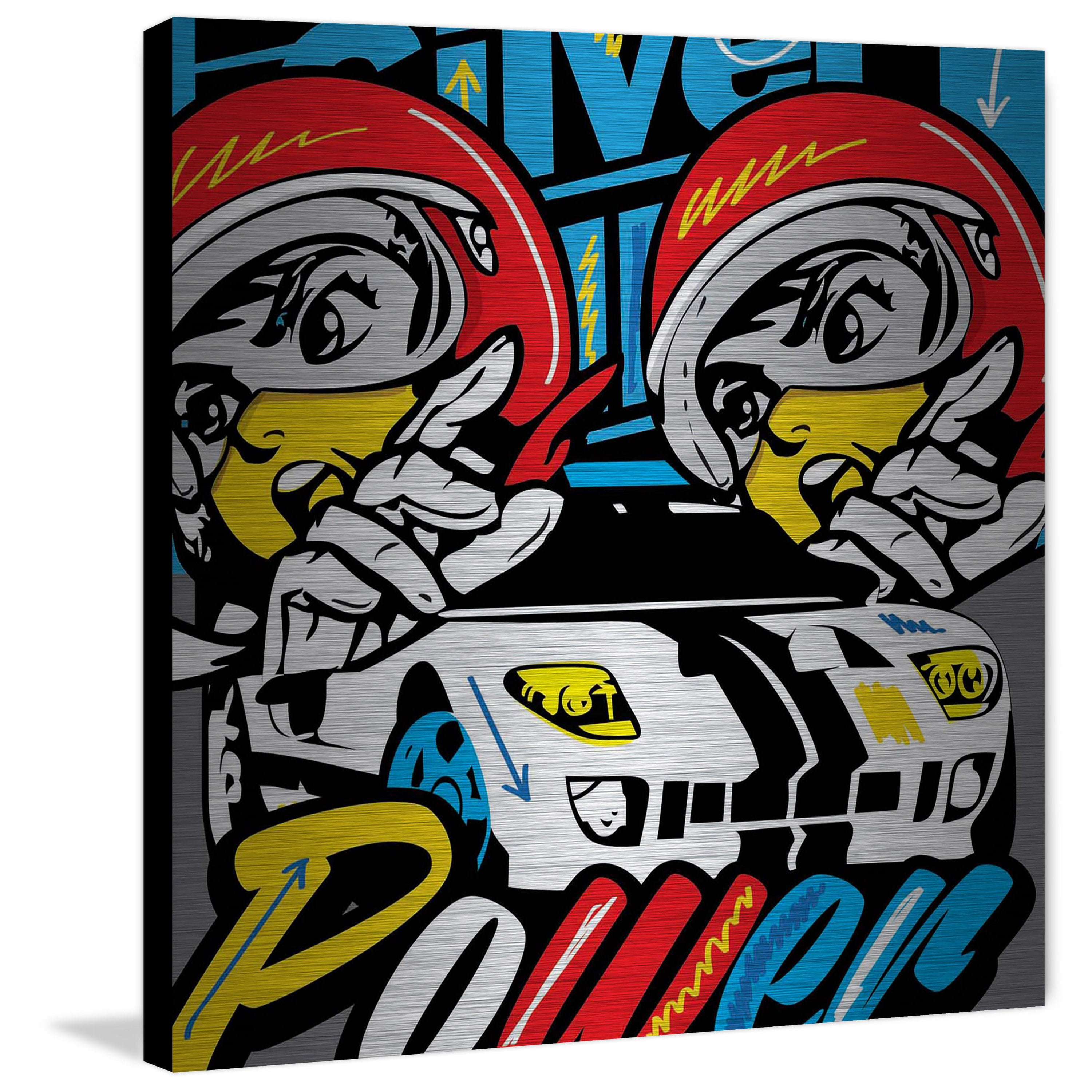 "Power" Painting Print on Brushed Aluminum