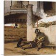 thumbnail image 1 of ARTCANVAS The Sleeping Sentinel 1654 Canvas Art Print by Carel Fabritius - Size: 26" x 26" (0.75" Deep), 1 of 9