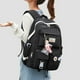 thumbnail image 4 of Bolsa Mochila escolar impermeable con múltiples bolsillos para mujer escolar para Ehuebsd estudiantes de secundaria mochila para portátil, 4 of 9