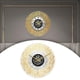 thumbnail image 4 of Reloj de pared islámico redondo de 30 cm, silencioso, para sala de estar, dorado Oro y plata, 4 of 9