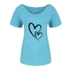 thumbnail image 3 of Pntutb - Camiseta holgada con cuello en V para mujer, informal, a la moda, con estampado de manga corta Pntutb Pntutb-5314, 3 of 4