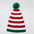 thumbnail image 2 of Gorro de punto navideño de otoño e invierno, gorro de lana, gorro navideño de punto a rayas, 2 of 3