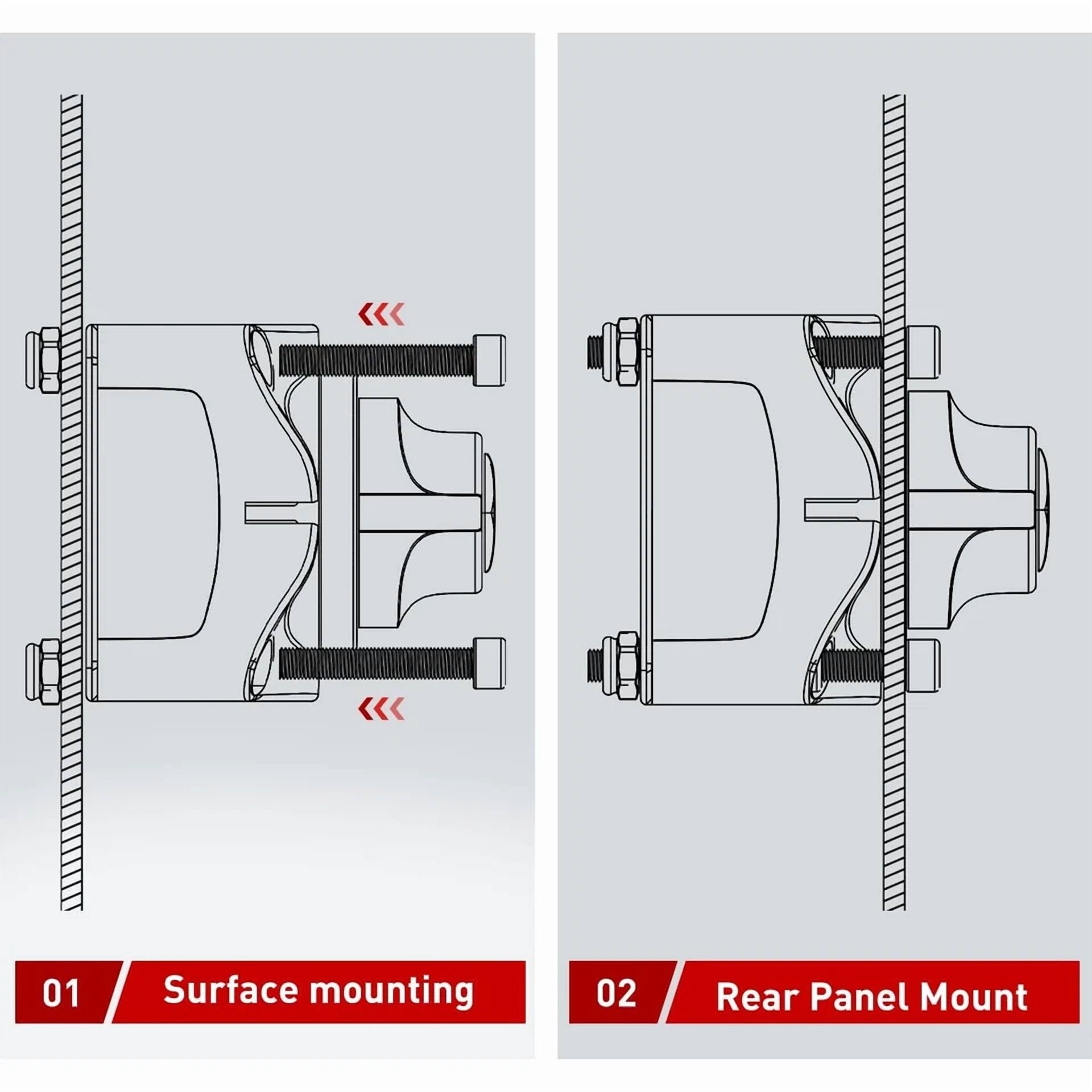 CRESTIN- Battery Disconnect Switch 1-2-Both-Off, Dc 12V-48V Master Marine Battery Switch