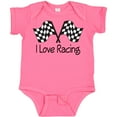 thumbnail image 3 of Inktastic I Love Racing Boys or Girls Baby Bodysuit, 3 of 5