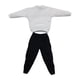 thumbnail image 1 of Conjunto de sudadera y pantalón informal a escala 1/6, disfraz para hombre de 12 pulgadas blanco, 1 of 9
