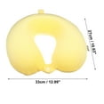 thumbnail image 4 of Almohada en U de Espuma de Memoria Unique Bargains Amarillo 33x27x7cm, 4 of 7