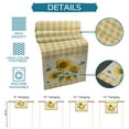 thumbnail image 7 of Table Runner Dresser Scarves 72 Inch Long, Farm Sunflowers with Bees Linen Dining Table Runners Yellow Buffalo Linen Plaid Tabletop Scarf for Wedding Holiday Party Kitchen, 7 of 7