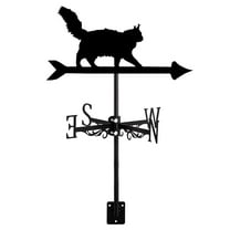 Roof Mount Weathervane - Decorative Metal Wind Vane for Outdoor Garden, Yard & Patio - Rustproof Chicken Weather Vane for Farmhouse, Shed & Courtyard Decor