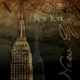 thumbnail image 2 of Grey, Jace 12x12 White Modern Wood Framed Museum Art Print Titled - NY NY NY, 2 of 4
