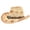 beige, variant on Leather Wide Brim Cowboy Western Bush Hat Outback Braided Traveller Hat Sombrero Caps for Dad Women Men Cowgirl
