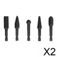thumbnail image 1 of Fresa rotatoria,Juego de fresas rotativas para herramientas eléctricas de madera y piedras de metal,Brocas para amoladoras troqueladas Limas rotativas Tallado Grabado,Pulido Taladrado, 1 of 8