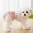 thumbnail image 2 of Female Dog Sanitary Pants  Washable Reusable Physiological Pet Diapers Shorts  Menstrual Care Pants For Small  Medium Dogs, 2 of 4