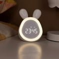 thumbnail image 5 of Sentmoon Adorable Bunny Alarm Clock With Night Light For Bedrooms Featuring Smart Settings Adjustable Brightness Alarms And Multiple Ringtones For All Ages, 5 of 6