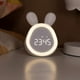 thumbnail image 5 of Reloj despertador con forma de conejito, luz nocturna, ajustes inteligentes, brillo ajustable, alarmas, tonos de llamada, para adultos, niños, dormitorios, bajo consumo, LED, modo,topliu, 5 of 6