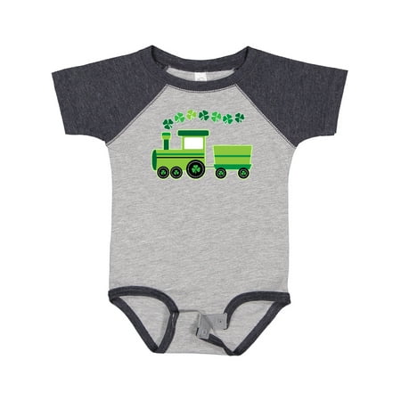 

Inktastic St Patricks Irish Shamrock Train Gift Baby Boy or Baby Girl Bodysuit