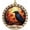 Crow Sunset 1, variant on Customized Christmas Suncatcher Crow, Crow Ornament, Crow Decorations, Crow 2052TG29 kD2LRX (Crow Sunset 4)