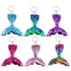 thumbnail image 2 of 6 llaveros de cola de pez con lentejuelas de colores, colgantes para bolso, llaveros portátiles de moda, llaveros para bolso de mujer., 2 of 7