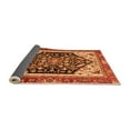 thumbnail image 2 of Ahgly Company Indoor Square Abstract Orange Modern Area Rugs, 5' Square, 2 of 4