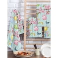 thumbnail image 2 of Happy Easter Kitchen Dish Towels for Drying Dishes Set of 3, Spring Colorful Eggs Butterfly Teal Wood Grain Waffle Weave Microfiber Hand Tea Bathroom Towels Quick Dry & Absorbent Towel 15.7x23.6, 2 of 7