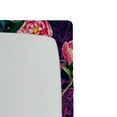 thumbnail image 3 of Ambesonne Floral Fitted Sheet, Sketch Abstract Peonies Art, Queen Size, Navy Blue and Dark Pink, 3 of 5