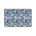 thumbnail image 7 of Geometric Blue Camouflage Rugs Doormat, Non-Slip Machine Washable Carpets Floor Door Mat , 36" x 24", 7 of 7