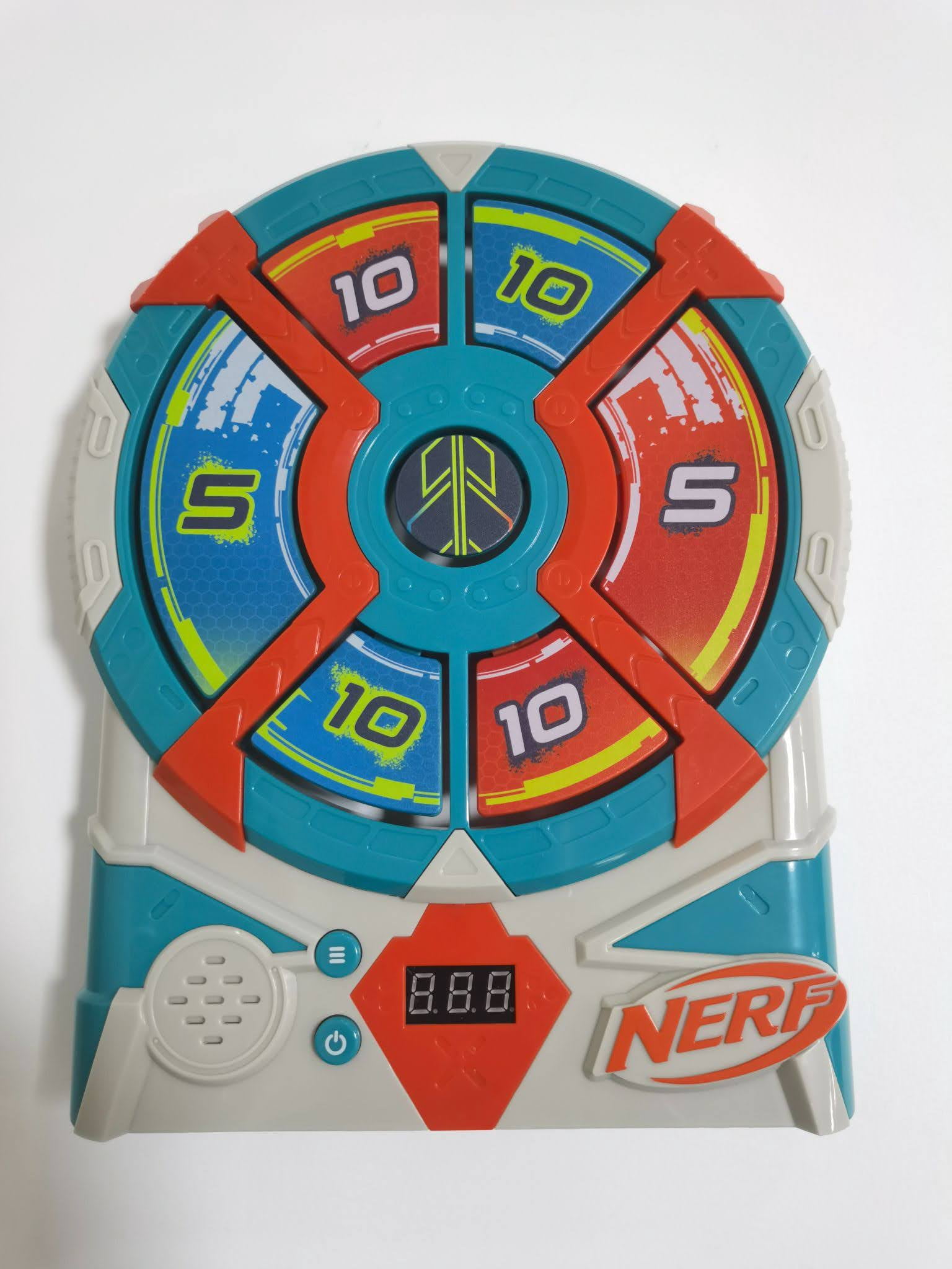 Nerf Elite Strike 'N Score Electronic Target with 4 modes for Foam Dart Blaster Play