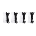 thumbnail image 4 of 4Pcs 3mm x 150mm Auto Wire Push Cable Zip Tie Organizer White Black 100 Pcs, 4 of 8