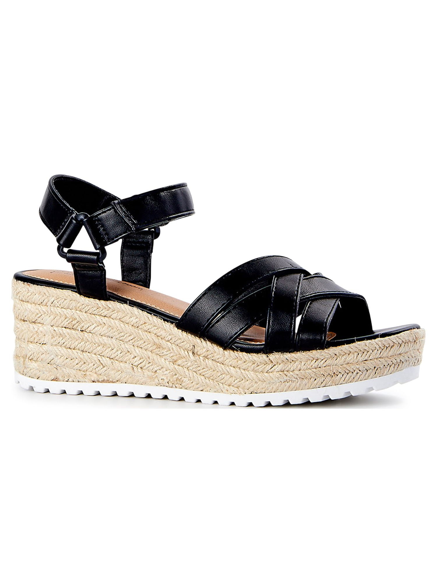 Time and Tru Women's Demi Wedge Sandals