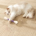 thumbnail image 5 of SeekLGT Cat Qtip Toy Cotton Swab Cat Chew Purple Stick for Teeth Cleaning Interactive Catnip Infused Dental Teething Toys for Bored Indoor Cats 6in 6PC, 5 of 6