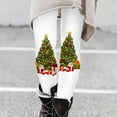 thumbnail image 2 of Luxalzxs Women's Christmas Printed Leggings Casual High Waisted Slim Fit Hip Lifting Yoga Stretch Pants Winter Holiday Warm Tights, 2 of 3