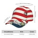 thumbnail image 2 of Fotbe American Astronaut Runs Forward Gorro Clásico de Béisbol, Gorra Ajustable con Broche Snapback, Gorro de Exterior de Algodón Suave, 2 of 6