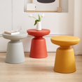 thumbnail image 4 of K-star-mesa de centro para el hogar, sala de estar, Circular de plástico, Color macarrón, tamaño pequeño, mesa auxiliar, balcón, moderna y sencilla, 2024, 4 of 4